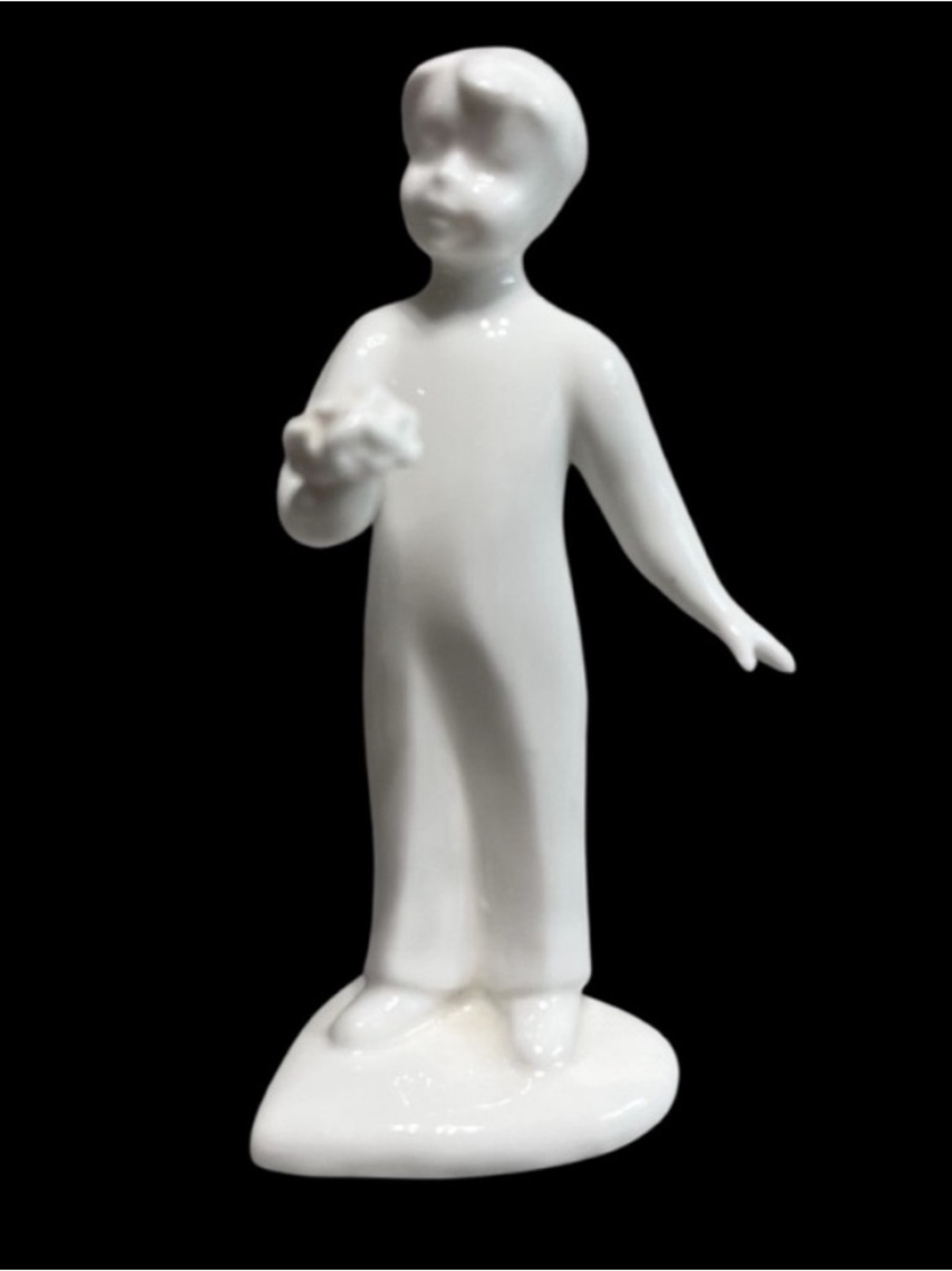 Royal Doulton Bone China Sweetheart Boy with flowers Figurine HN-4351
